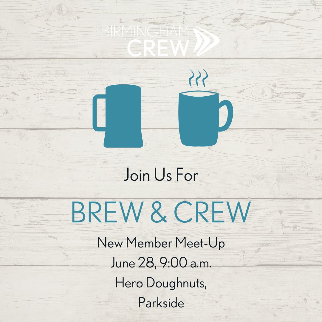 BREW & CREW Coffee Hour New Member Meet-Up for June – Birmingham CREW